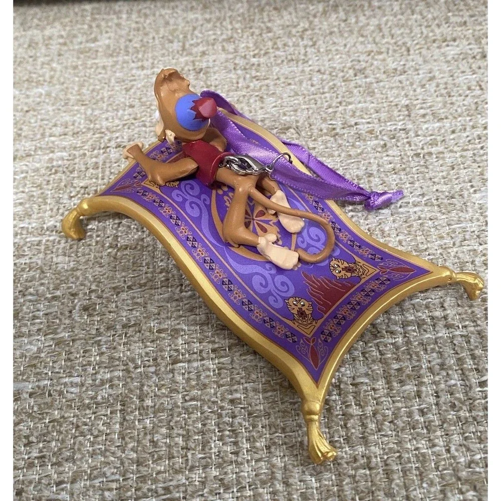 Disney Parks Abu and Magic Carpet Aladdin Christmas Ornament  RARE